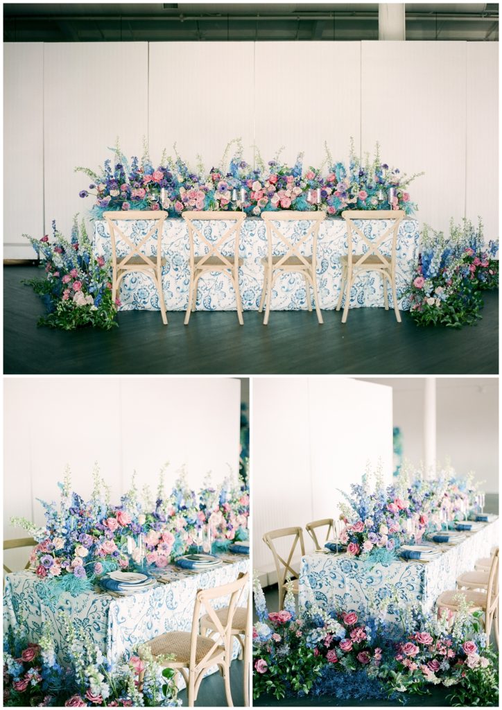 wedding table at julep venue